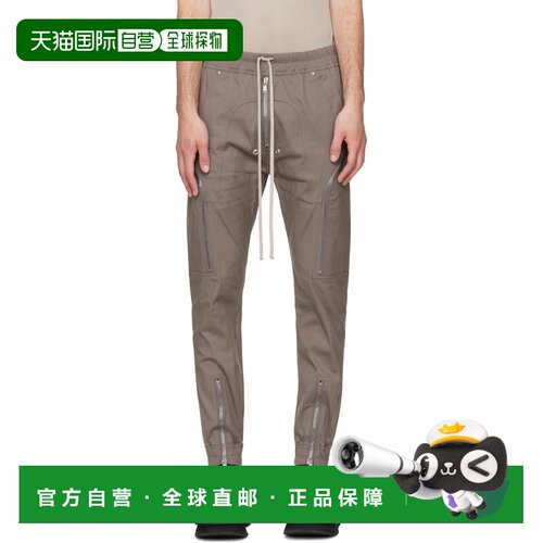 1h可退 香港直邮rick owens 瑞克 欧文斯 男士 灰褐色 Tower Heiz