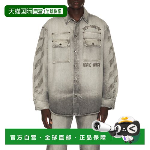 美国直邮off-white 男士 牛仔军装风衬衫式外套 44MYD05VS26D0030