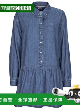 欧洲直邮Tommy Jeans 女士 TJW CHAMBRAY SHIRT DRESS 短连衣裙
