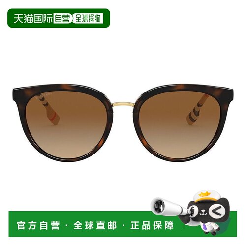 香港直邮Burberry 巴宝莉 女士 印花太阳镜 BE43163博柏利配饰
