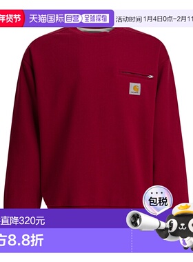 1h可退 香港直邮CARHARTT WIP 男士 红色棉混纺卫衣 I035547H8060