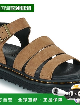 欧洲直邮Dr. Martens 女士 Blaire Savannah Tan Tumbled Nubuck