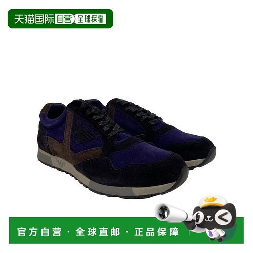 香港直邮Emporio Armani 徽标细节休闲运动鞋 X4X095XB003阿玛尼