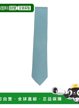 香港直邮Salvatore Ferragamo 网球印花领带菲拉格慕 351329