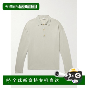 268Y590 Djon 羊毛Polo衫 舒适时 grey灰色 Row 香港直邮The 男士