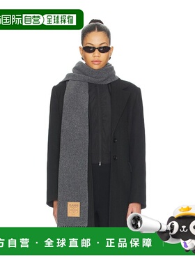 1h可退 香港直邮GANNI 甘尼 女士 双面立体围巾 A6932 舒适时尚
