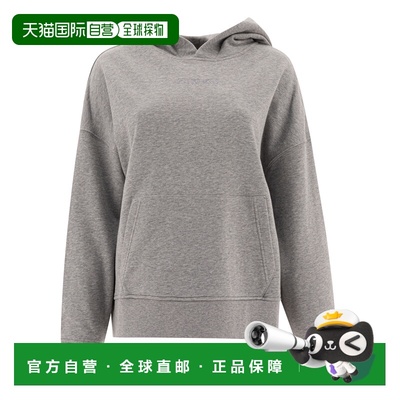 1h可退 香港直邮Pinko 品高 女士 刺绣连帽衫 104623A2F9I42GREY