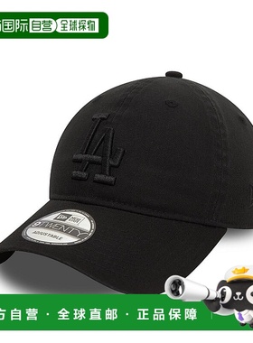 自营欧洲直邮New Era 9TWENTY男女通用黑色鸭舌帽
