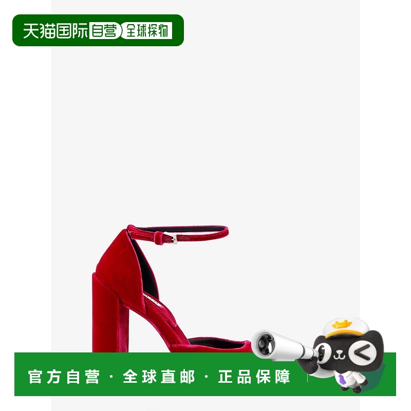 香港直邮Alaia 女士 D' Orsay 90 decollete 天鹅绒高跟鞋 AA3E10