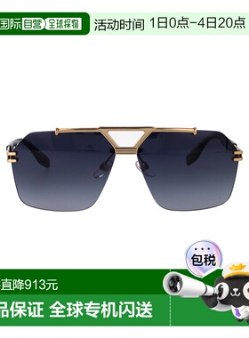 1h可退 香港直邮Marc Jacobs 马克 雅可布 男士 金色钛合金太阳眼