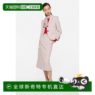 氨綸 歐洲直郵Acne Studios FW25女士粉色粘膠纖維 滌綸半身裙
