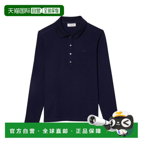 香港直邮LACOSTE 女士POLO衫 PF5464166 AW2025 蓝支付后1h可退