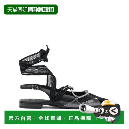 香港直邮PINKO 女士芭蕾乐福鞋 SD0547P003Z99BLACK SS2026 黑色