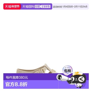 1h可退 香港直邮Moschino 莫斯奇诺 男士 标志细节平底凉鞋 MB165