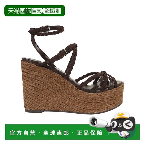 香港直邮Jimmy Choo 露趾坡跟凉鞋 J000181273厚底