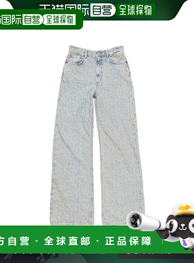 香港直邮Acne Studios 阔腿牛仔长裤 A00446牛仔裤直筒裤