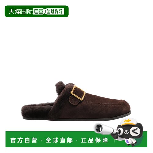 香港直邮JIMMY CHOO 女士拖鞋 BIKERMULEFVSGCHOC【付后1h可退】