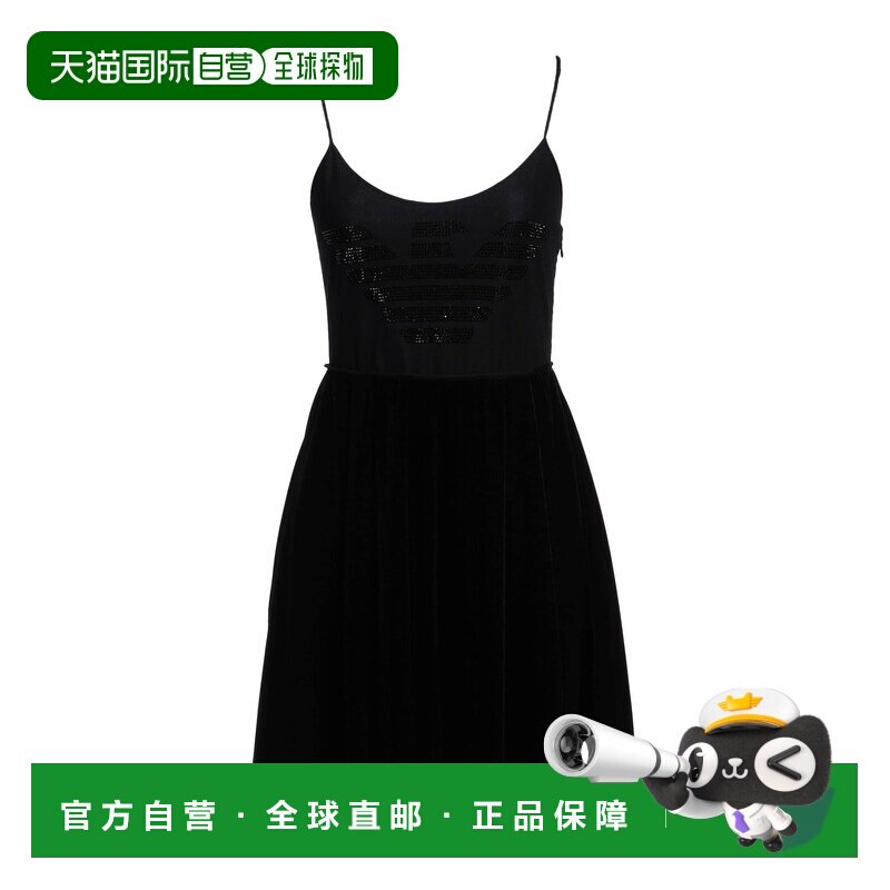 香港直邮Emporio Armani 安普里奥 阿玛尼 女士高雅 吊带连衣裙