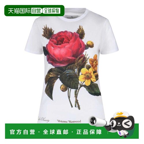 香港直邮VIVIENNE WESTWOOD 女士T恤 3G01005IJ00B9A401WHITE