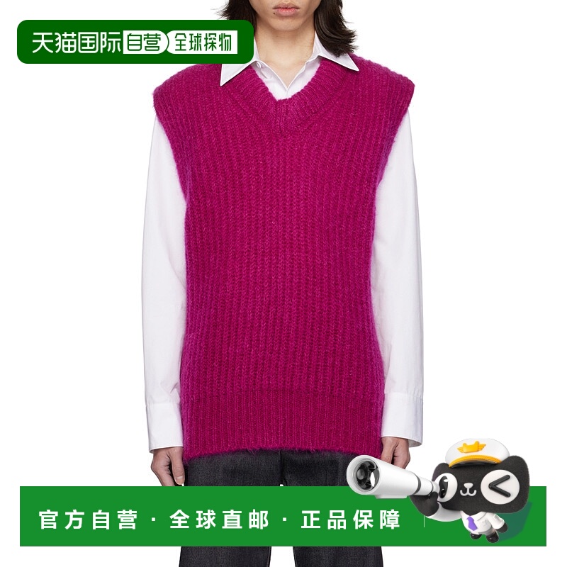 香港直邮Jil Sander V 领无袖针织毛衣 J22FB0142-J14716