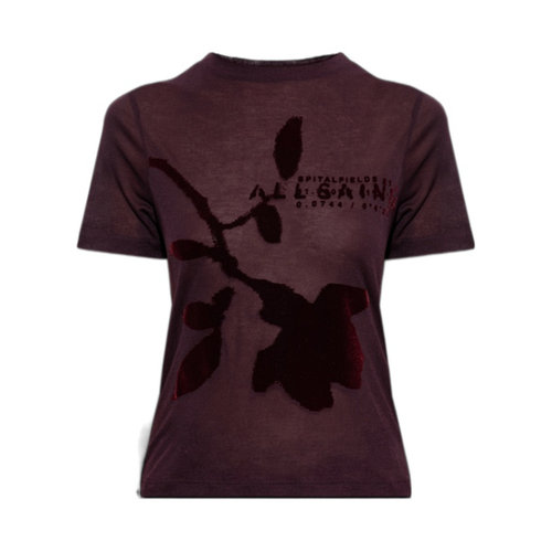 香港直邮ALL SAINTS 女士T恤 W031JFBURGUNDYRED AW2026