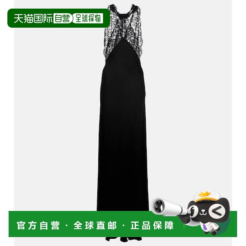 1h可退 香港直邮Saint Laurent 圣罗兰 女士 蕾丝边真丝查米尤斯,女装/女士精品,礼服/晚装,淘宝优惠券,粉丝福利购,淘宝优惠卷