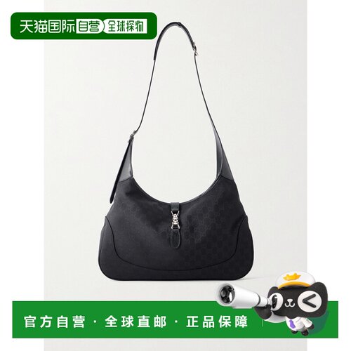 香港直邮Gucci 古驰 女士 Jackie 1961 canvas-jacquard 大号肩包