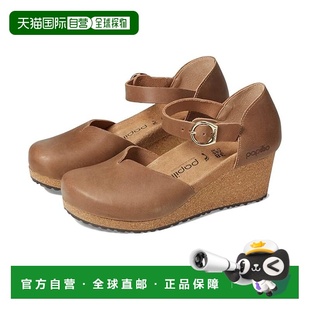 1h可退 香港直邮birkenstock 勃肯 女士 Papillio by Mary 坡跟皮