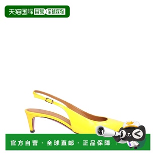 1h可退 香港直邮Marni 玛尼 女士 浅口鞋 yellow黄色 舒适时尚