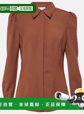 香港直邮Gabriela Hearst 女士 Talbot 羊毛衬衫