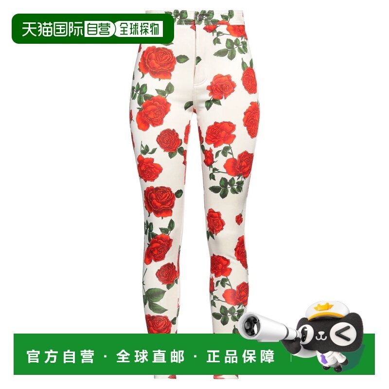 1h可退 香港直邮Saint Laurent 圣罗兰 女士 休闲长裤 beige米色,女装/女士精品,休闲裤,淘宝优惠券,粉丝福利购,淘宝优惠卷