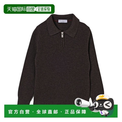 香港直邮Brunello Cucinelli 拉链 Polo 衫 B22M11115长袖