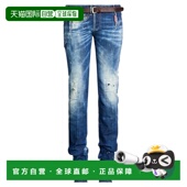 blue蓝色 1h可退 舒适时 女士 直筒裤 香港直邮Dsquared2 二次方