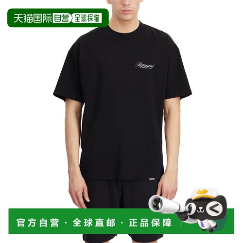 香港直邮Represent 男士T恤 MOCM41201001BLACK 支付后1h可退