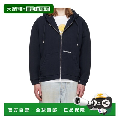 香港直邮DSQUARED2 男士卫衣 S74HG0185D25027BLUENAVY SS2026