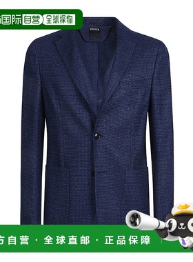 香港直邮Zegna 单排扣西服外套 50728A21DNMG0杰尼亚