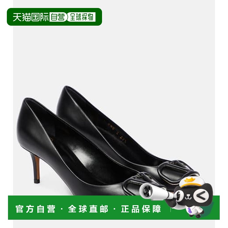 1h可退 香港直邮Valentino 华伦天奴 女士 VLogo 皮质浅口鞋