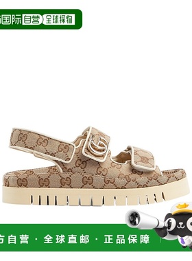 香港直邮双G平底凉鞋 Women crov古驰