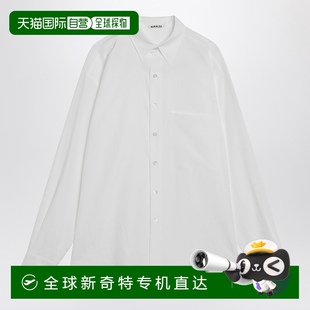 A25SS02TNCOWHT 1h可退 香港直邮AURALEE 男士 白色棉质衬衫