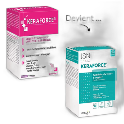 欧洲直邮Ineldea Keratin角蛋白盈发内调养发固发胶囊90粒礼物