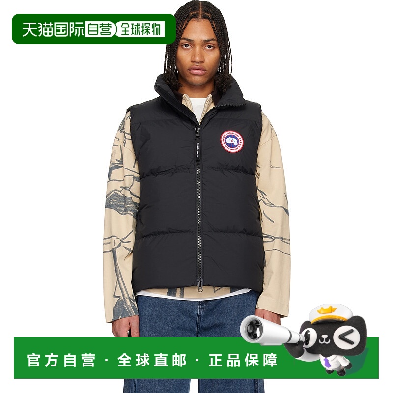香港直邮Canada Goose 加拿大鹅 男士 黑色 Lawrence 羽绒马甲 28