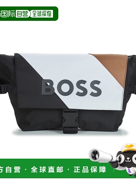 欧洲直邮BOSS 男士 CATCH 2.0 T_MESSENGE 单肩包 斜挎包多彩