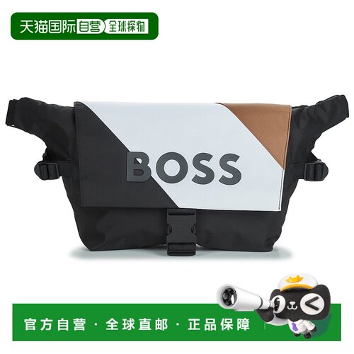 欧洲直邮BOSS 男士 CATCH 2.0 T_MESSENGE 单肩包 斜挎包多彩