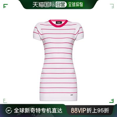 香港直邮Dsquared2 二次方 女士 条纹连衣裙 S72CV0523D13015