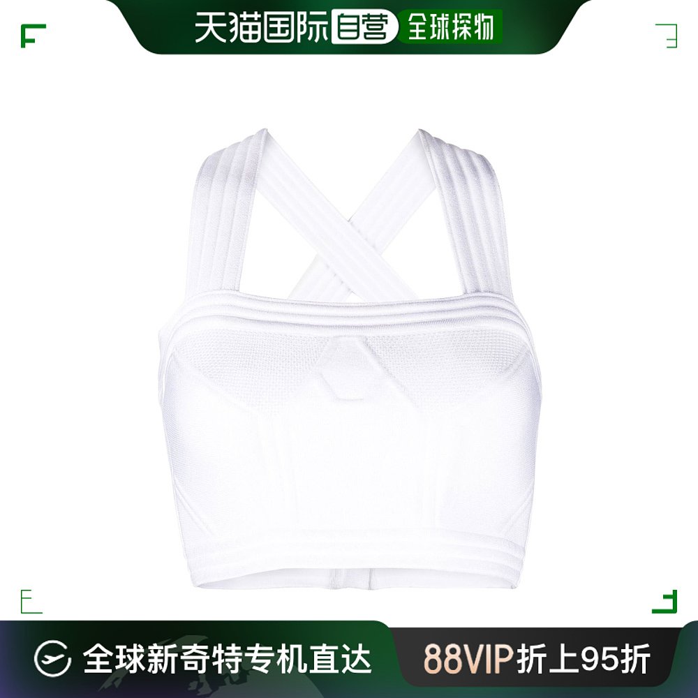 香港直邮Balmain 巴尔曼 女士 徽标吊带短款背心 YF0AB036KC84 女装/女士精品 背心吊带 原图主图