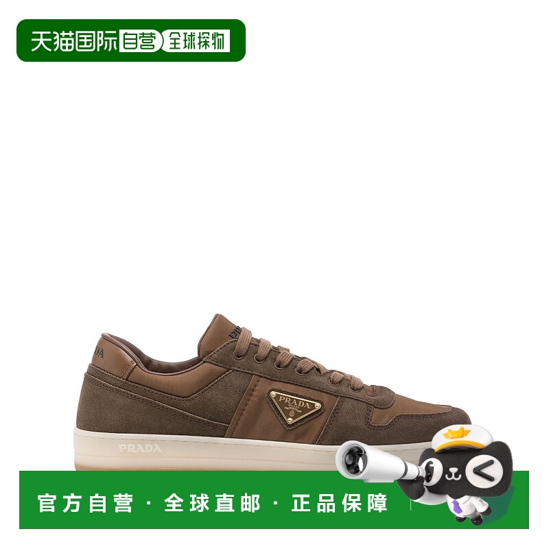 1h可退 欧洲直邮prada 男士 时尚休闲鞋普拉达运动鞋正品百搭舒适