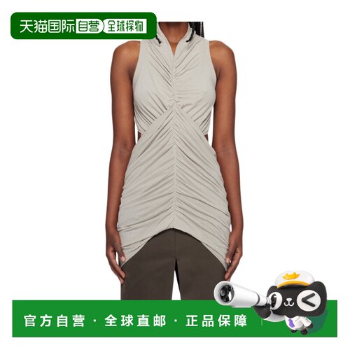 香港直邮Rick Owens 无袖褶皱上衣女装 RP01F6103JS