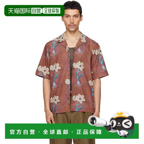 香港直邮Paul Smith 保罗 史密斯 男士 棕色 S/S Regular Fit 衬
