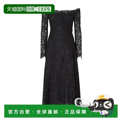 香港直邮FENDI 女士连衣裙 FDD662B1U2F0QA1 AW2026 黑色 长袖连