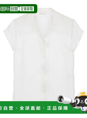 1h可退 香港直邮Chloe 短袖单排扣衬衫 C24SHT76102
